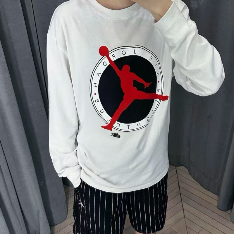 Nike耐克男子圆领长袖T恤套头衫图片
