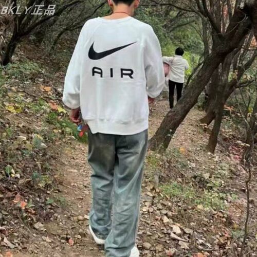 圆领套头百搭长袖卫衣耐克男子