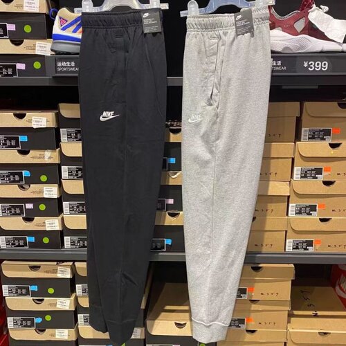 Nike耐克男刺绣保暖收口加绒长裤