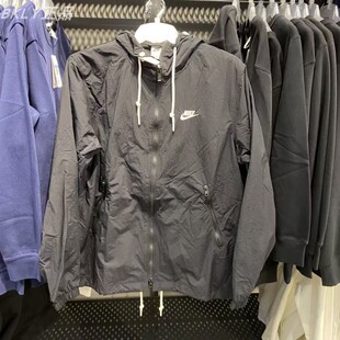 Nike耐克 男子秋季连帽运动休闲宽松梭织透气夹克外套 FB7398