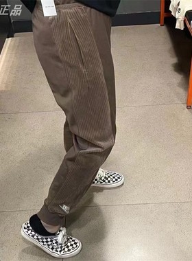 Nike耐克 女子灯芯绒运动休闲缩口针织运动长裤 FV8442 DV7821