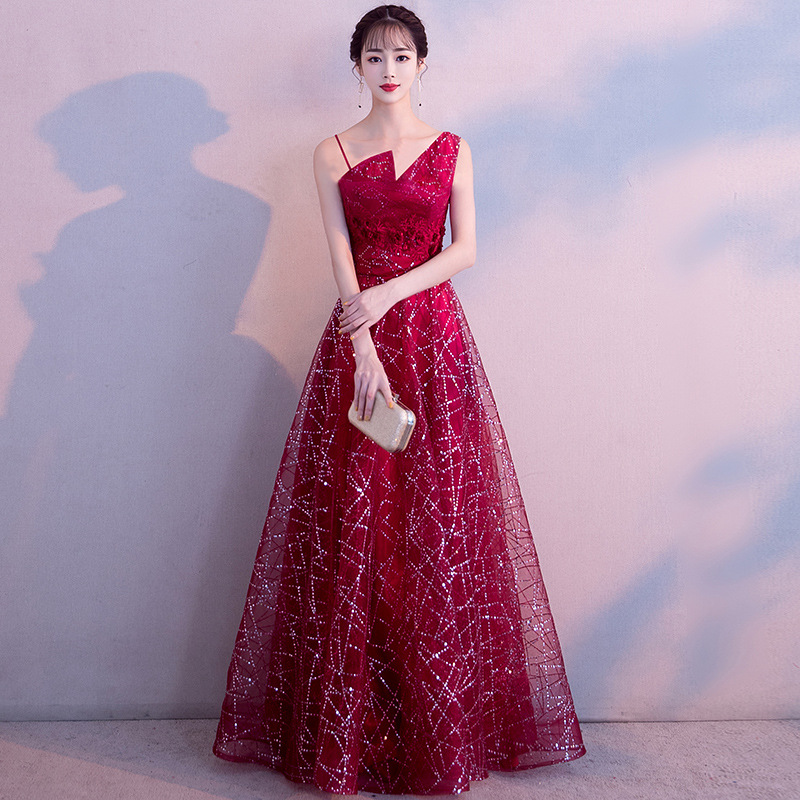 现代新娘中国风敬酒服2025春款红色旗袍中式晚礼服女显瘦结婚