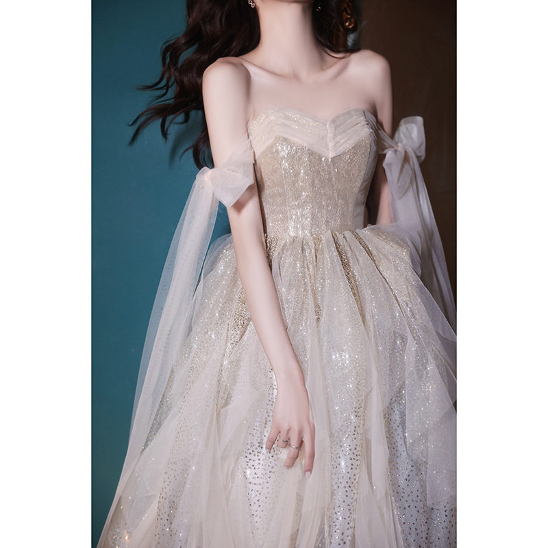 法式晚礼服2025新款宴会气质长款香槟色名媛生日主持人仙气,服饰配件/皮带/帽子/围巾,汉服服配,淘宝优惠券,粉丝福利购,淘宝优惠卷