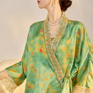 气质款 女 刺绣提花拼接开衫 套装 N4072 外套吊带裙夏季 国风新中式