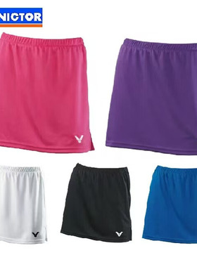 victor威克多/胜利 K-3199 运动短裙女夏季跑步羽毛球服防走光裙
