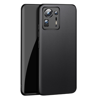 适用小米mix4手机壳mlx4皮套磁吸车载带磁铁新款素皮max4全包防摔男士后壳mxi4男款保护套外壳mx4的官男皮