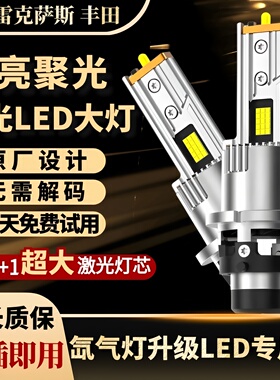 适用雷克萨斯ES240 ES350 丰田锐志凯美瑞D4S氙气灯泡改装LED大灯