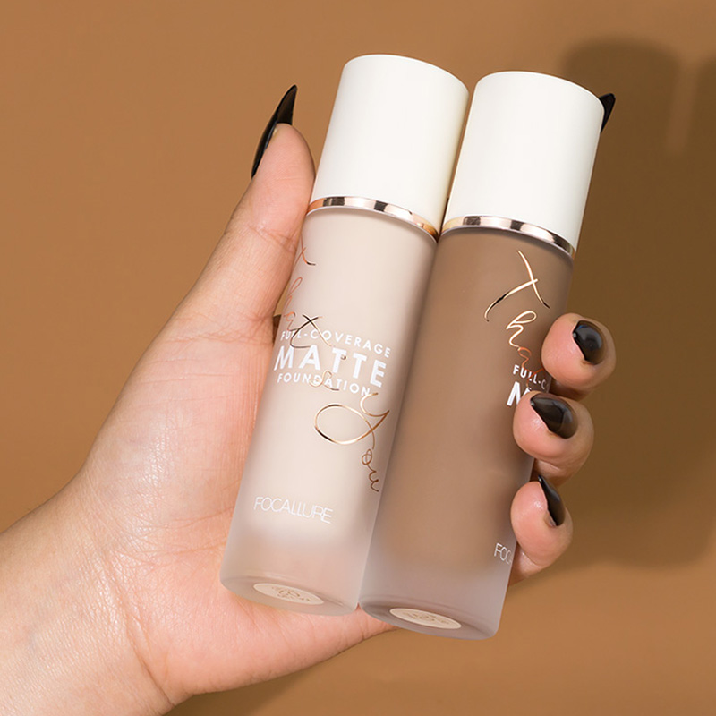 遮瑕粉底液调和液FCLOURCO粉扑
