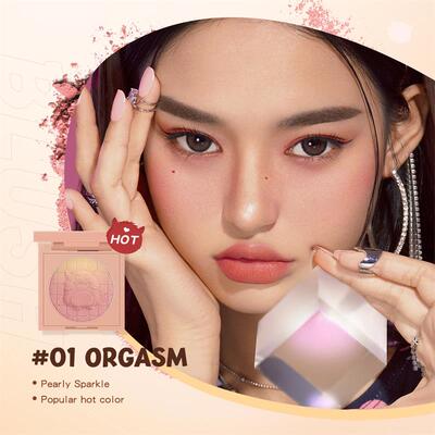 渐变腮红腮红伴色欧美妆