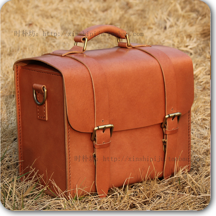 新款单反相机包硬牛皮单肩双肩手提头层牛皮包个性复古大容量