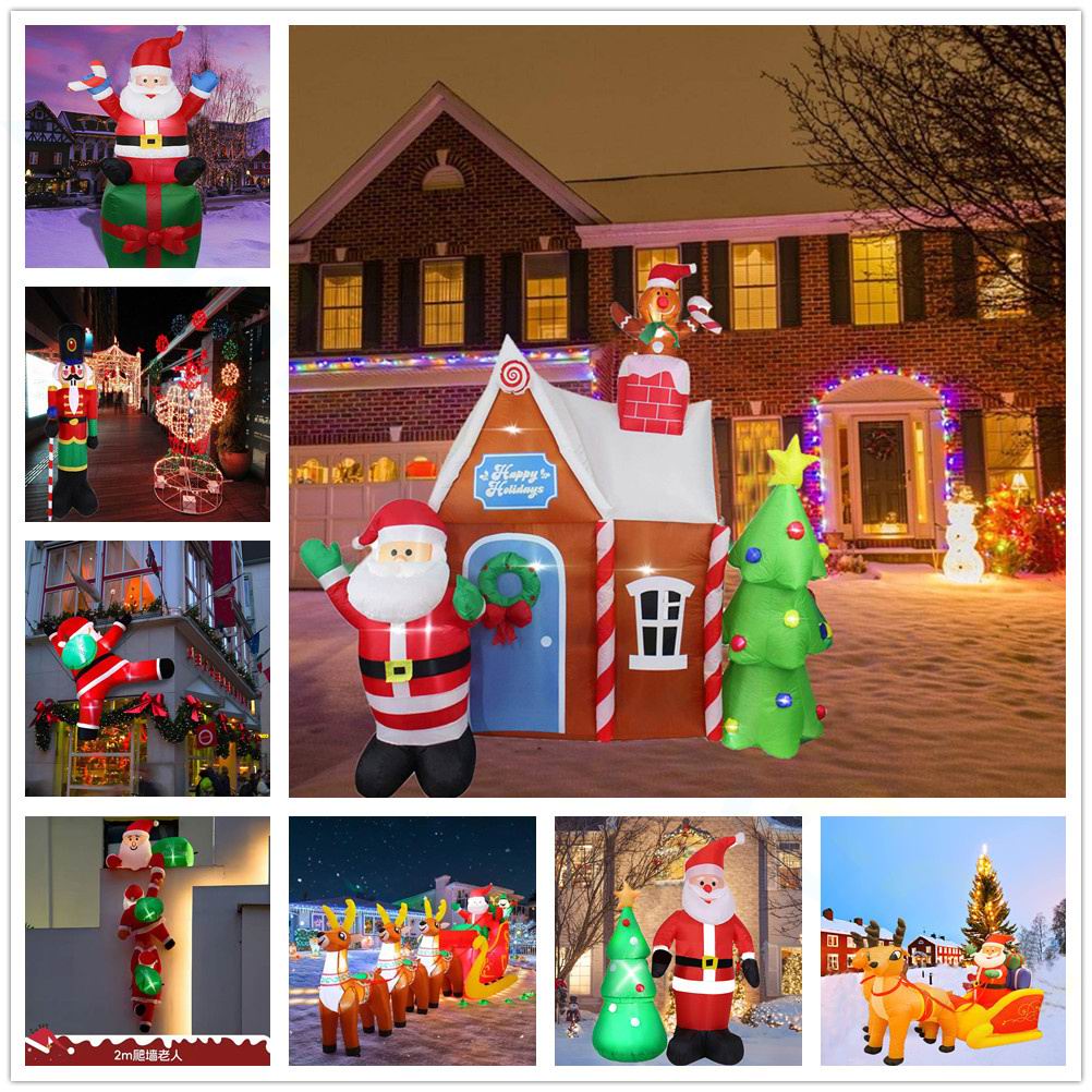 旋购充气气模摆件道具带灯装饰