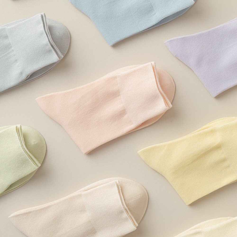 无骨2024春夏薄款月子袜松口女袜棉袜抗起球纯色中筒精梳棉诸暨,女士内衣/男士内衣/家居服,船袜,淘宝优惠券,粉丝福利购,淘宝优惠卷