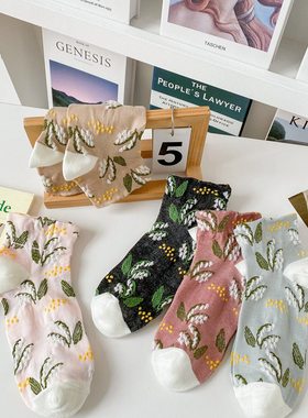糯透爽棉袜子哈特棉品夏季短筒