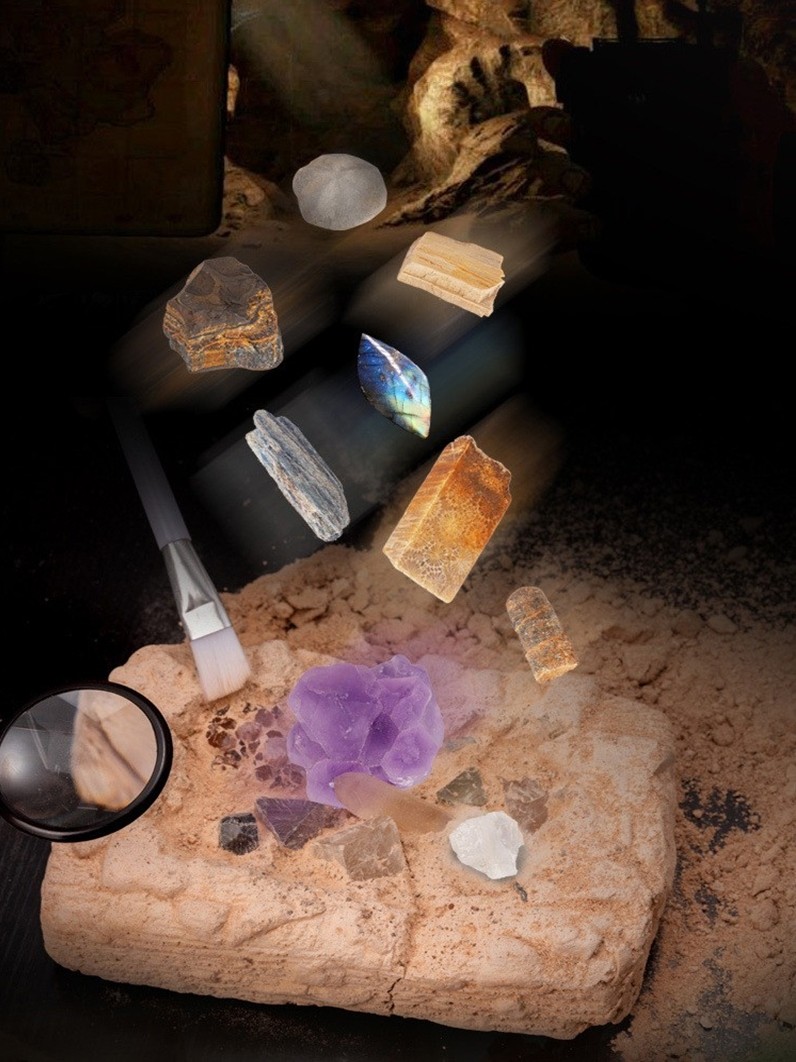 ��6����Ȼ��ʯä�� ��ͯ���￼��ä�п�ʯ��ʯ�걾