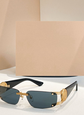 时尚新款太阳眼镜高品质高质感百搭遮阳潮大气229金属小框无框