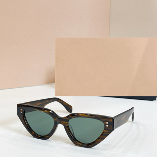 时尚 太阳眼镜高品质高质感百搭遮阳大气934猫眼框板材墨镜 新款