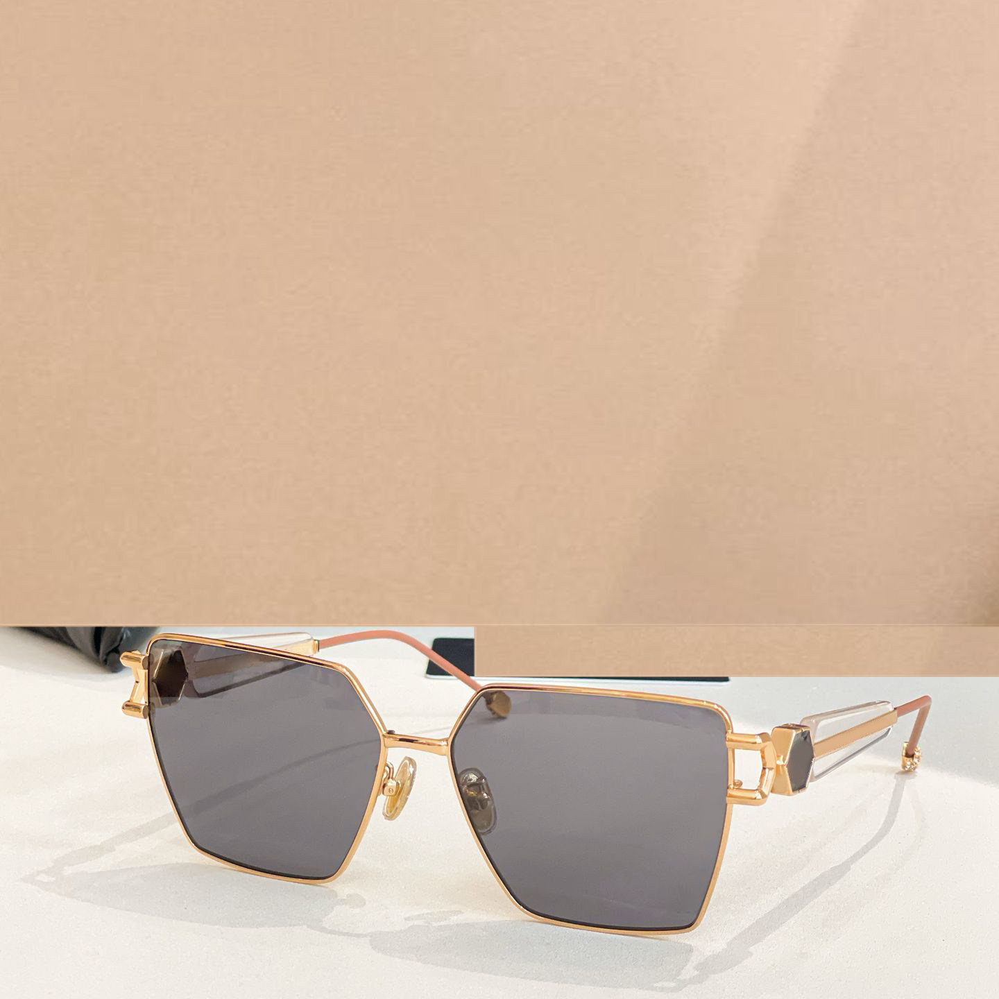 时尚新款太阳眼镜高品质高质感百搭遮阳大气P0166S金属方框