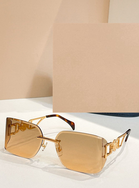 时尚新款太阳眼镜高品质高质感百搭遮阳潮大气VE 6828无框方框