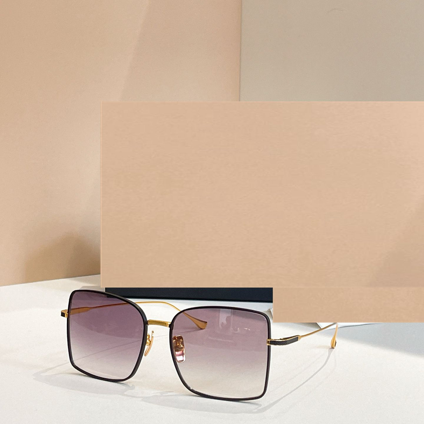 时尚新款太阳眼镜高品质高质感百搭遮阳大气205金属方框大框