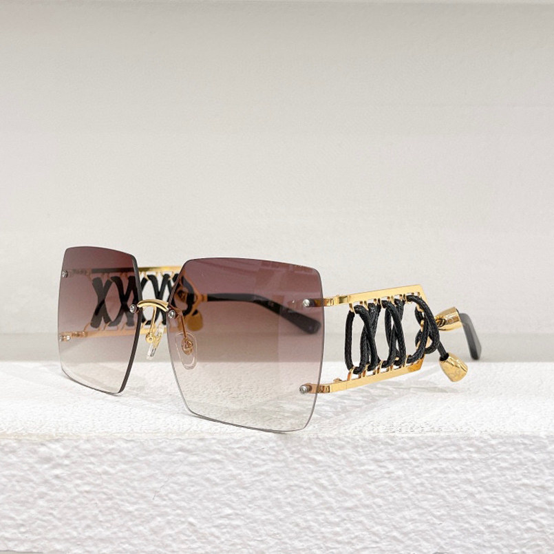 新款时尚个性2287墨镜百搭潮模特海报款 遮阳太阳眼镜金属女士