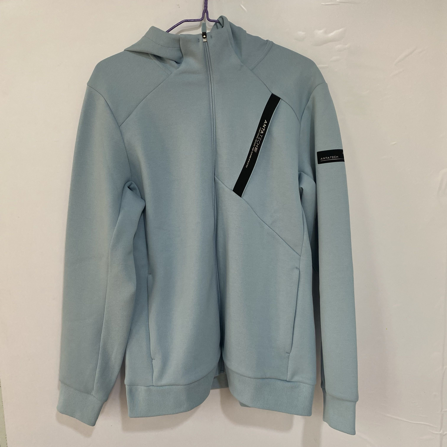 安踏正品春秋休闲连帽针织青年外套男运动开衫外套上衣152337709N