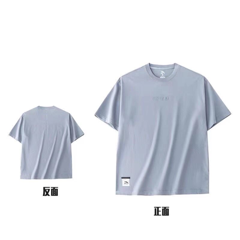 安踏 抗菌短袖T恤 2024男夏季新款宽松简约套头针织衫 152427147图片