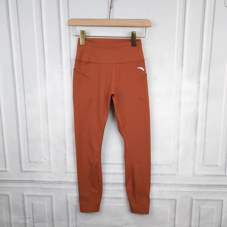 安踏正品 女春秋季瑜伽健身时尚百搭爽感运动瑜伽九分裤162517306