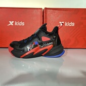 特步正品 678415123753 防滑耐磨高帮轻便篮球鞋 儿童小童男款 春秋季