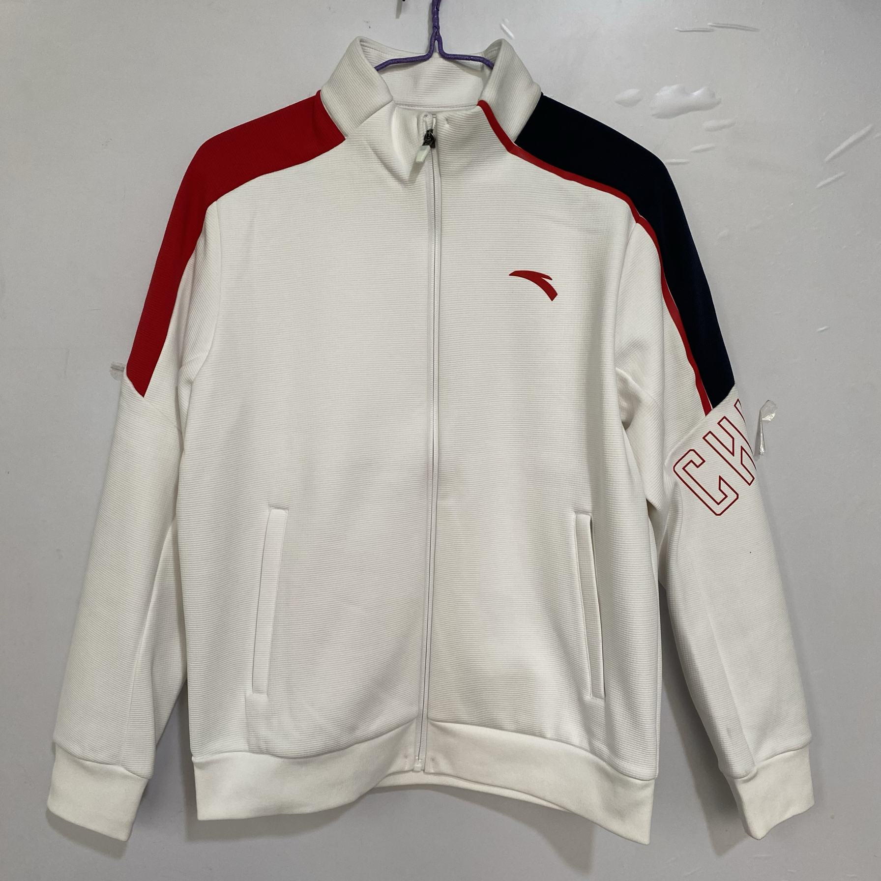 安踏正品 加厚针织运动外套男士保暖开衫夹克跑步运动服152347717