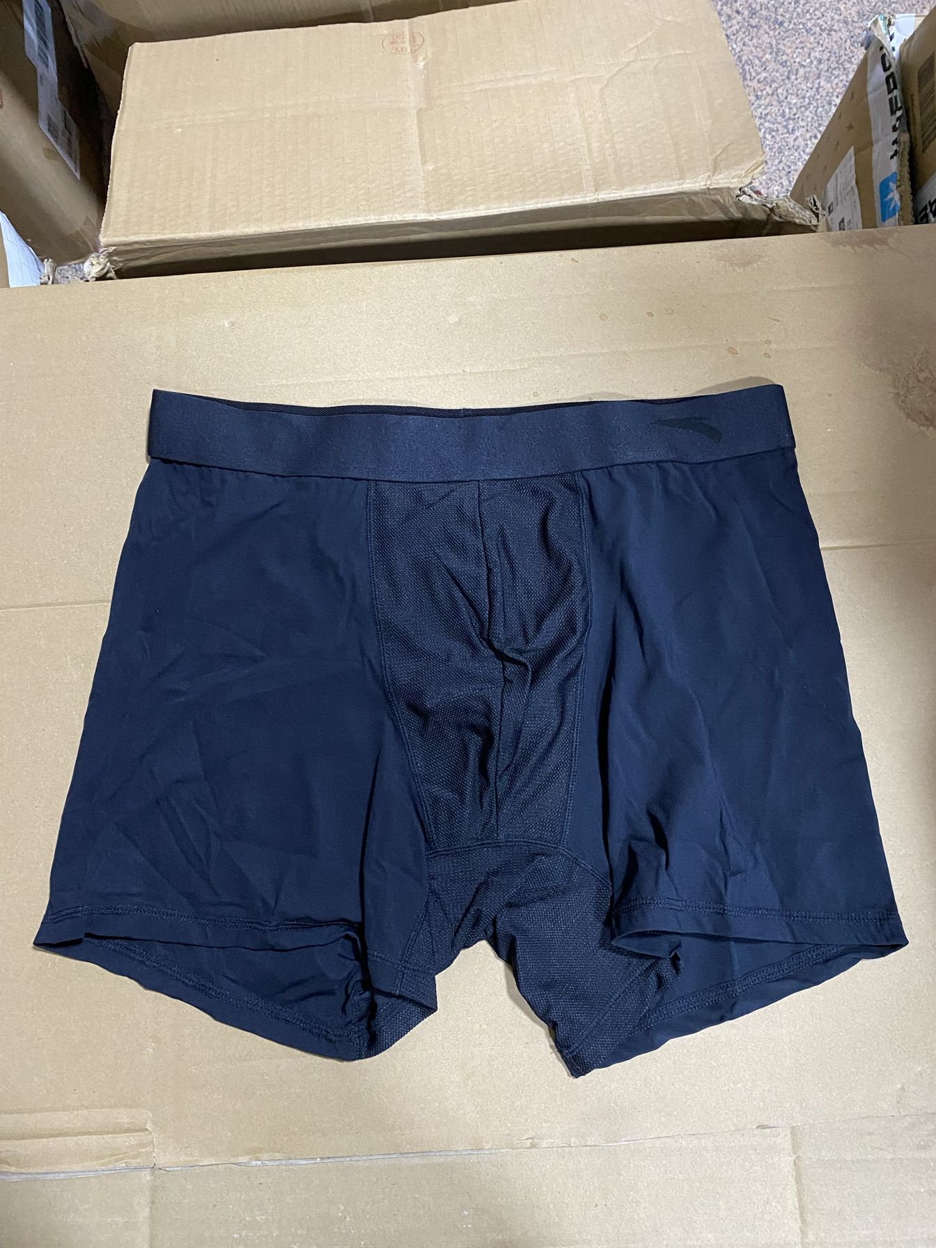 安踏男子专业运动内裤四角裤吸湿速干功能透气平角裤192357972