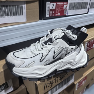 安踏炙热休闲鞋女鞋冬厚底增高耐磨运动鞋子轻便老爹鞋922348886