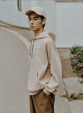 安踏 套头运动卫衣男士夏季新款健身跑步运动服长袖上衣152517735