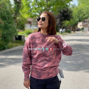 加拿大露露 Perfectly Oversized Crew毛线圈百搭卫衣长袖圆领T恤