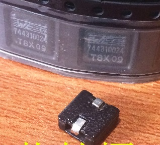 【全新】扁平铜线一体成型贴片功率电感器 744310024 0.24uH 18A
