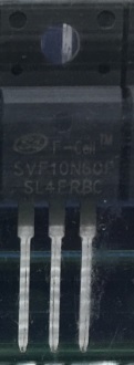 【全新原装】SVF10N60F 10N60 MOS场效应管 600V 10A TO-220F封装