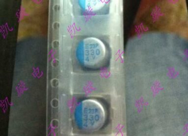 【全新】台式机电脑主板显卡固态电容 4V 330UF 4V330UF 贴片2脚