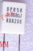 【全新】无感水泥电阻 BPR58 0.068R 5W 5瓦 68毫欧 R068 立式2脚