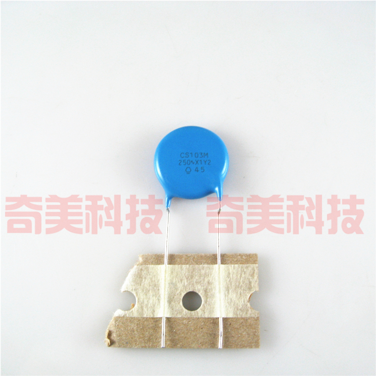 【全新】陶瓷片电容 CS103M CS17-F2GA103MYVSA 250V0.01UF 103M