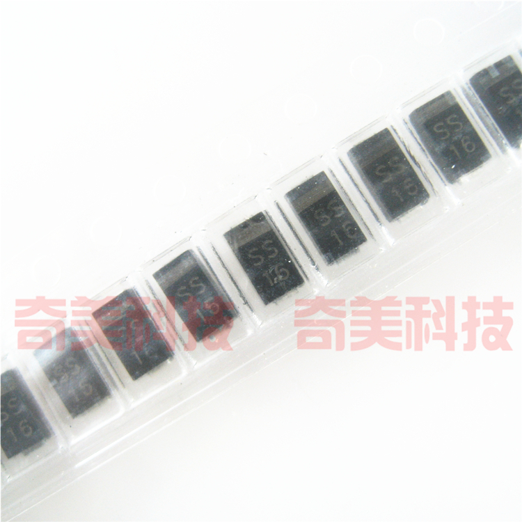 【全新原装】SS16 SR160 贴片 1A 60V 肖特基二极管 电子元器件