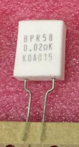 【全新】无感陶瓷水泥电阻 BPR58 0.02ΩK 5W 0.02R欧姆 20mR 2脚