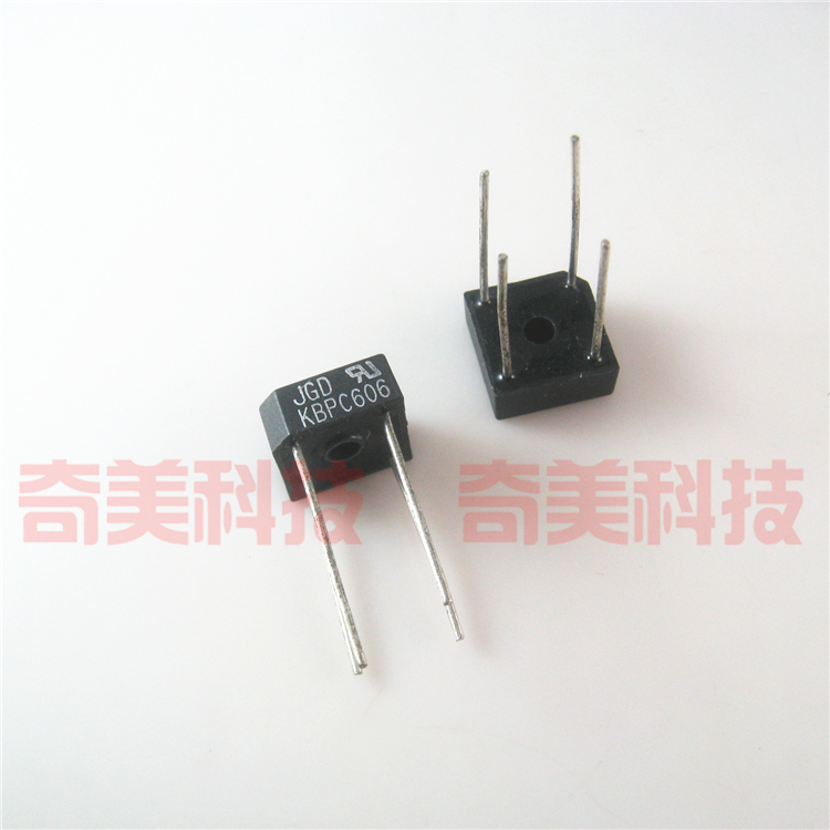 【全新原装】KBPC606 KBPC6-06 4脚 方桥 整流桥堆 6A 600V 塑封