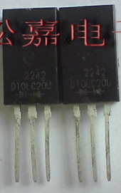 【全新原装】D10LC20U快恢复整流管电子元器件 10A 200V TO220F