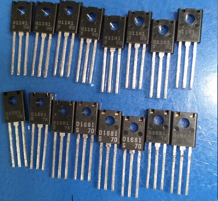 【全新原装】B1141 D1681 2SB1141 2SD1681 TO-126 对管 1对7元