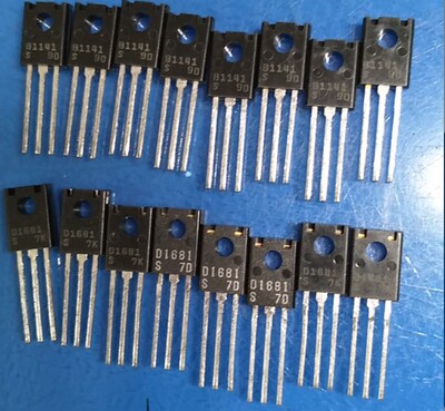 【全新原装】B1141 D1681 2SB1141 2SD1681 TO-126 对管 1对7元
