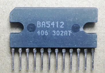 【全新原装】BA5412 音频功率放大器IC芯片 12脚伴音功放集成电路