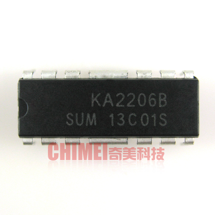 【全新原装】KA2206B 直插 声道功放IC芯片 音箱功率放大集成电路