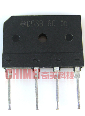 【原装拆机】D5SBA60 D5SB60 T5SB60 整流桥堆 5A 600V 排桥 4脚