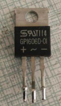 【全新原装】GP1606D-01 16A 600V 快恢复 三极管 TO220封装 铁头