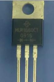 【原装拆机】MUR1660CT 直插 快恢复整流二极管 16A 600V 带铁头