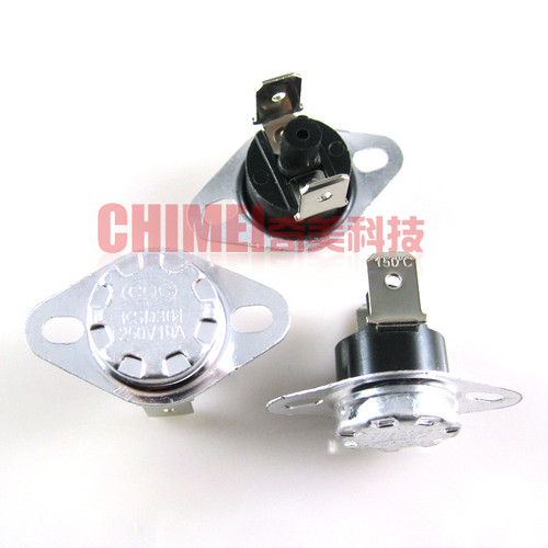 【全新】KSD301温控器 150度 热水器温度控制开关 带手动复位按钮
